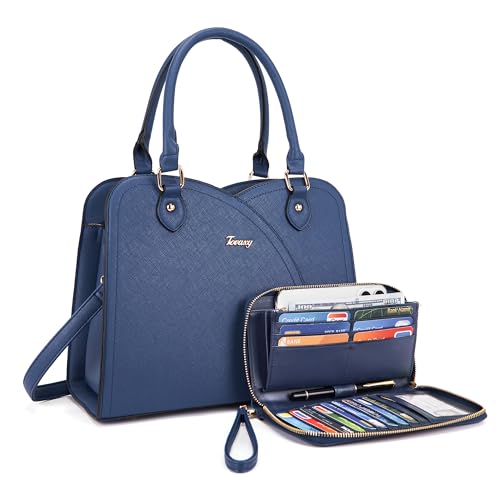 Purses for Women Top Handle Satchel Handbags Shoulder Bag Messenger Tote Bag Purse Wallet Set 2pcs