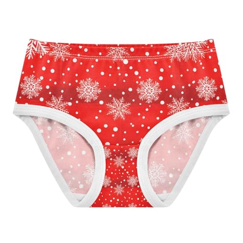White Snowflakes Christmas Toddler Girls's Underwear 2T 202c1869