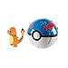 Price comparison product image AHERIC Pokemon Throw 'N' Pop Poke Ball with Pokemon figures Pokemon Toys Set for Children (Charmander and Great Ball)