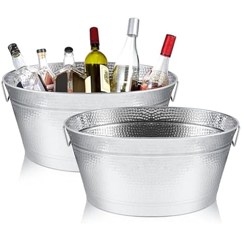 Uiifan 24 Quart Stainless Steel Beverage Tub Cover