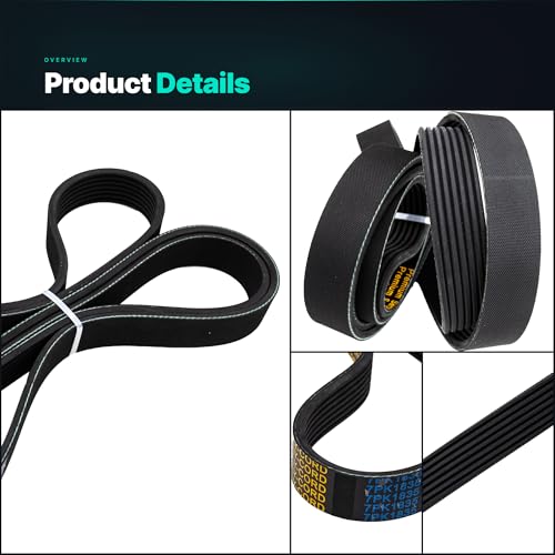 Image of 7PK1835 Serpentine Drive Belt 7-Rib 72.24 inch for Honda