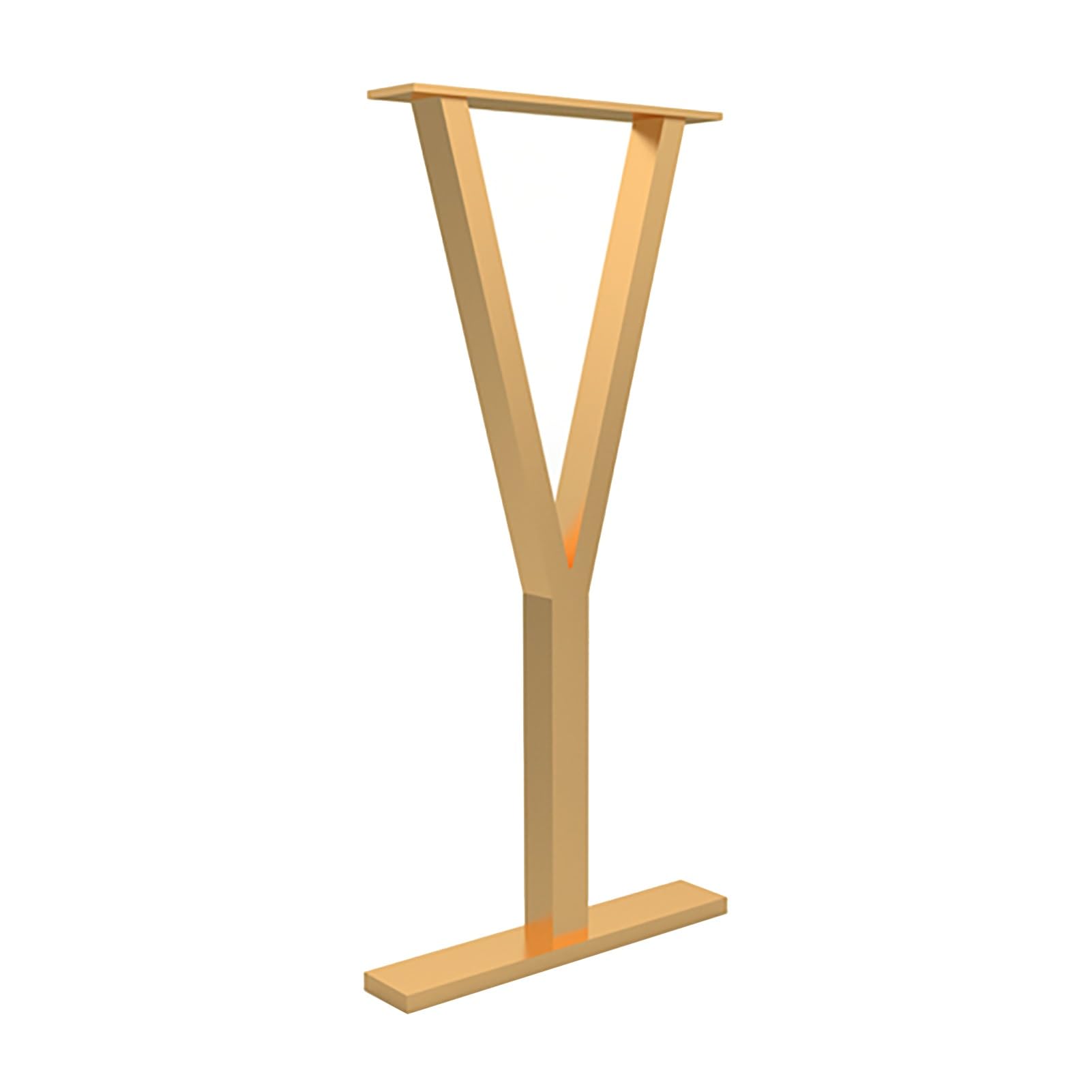 Kfgisd Gold Diy Furniture Dining Legs, Easy Assembly, Furniture Legs For Home, Kitchen, With Mounting Screws ，Metal Furniture Legs(,45 * 100Cm/17.7 * 39.4In)