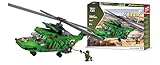 Das BLOCKI My Army Set KB0917 bestehende aus dem Transport Hubschrauber und Soldaten ermöglicht es Kinder in der Rolle der Armee zu schlüpfen um verschiedene Transportaufgaben nachstellen zu lassen