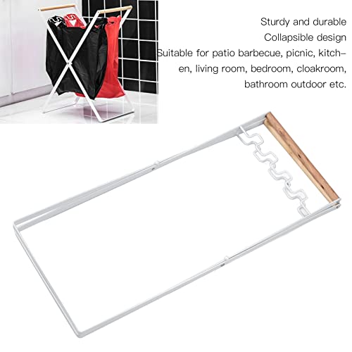 Müllsackständer, moderner Stil, weit verbreiteter Müllsackhalter für Terrasse, Hof, Garten Weiß - Image 4