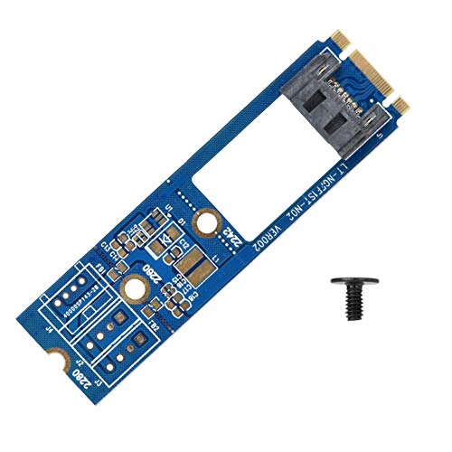 Bewinner SATA Adapter Card, NGFF1ST-N01 NGFF (M.2) to 7Pin SATA3.0 Converter Card for WinXP/Vista/Win7/Win8 32-bit/64-bit MAC10.8, Computer Adapters Converter Card