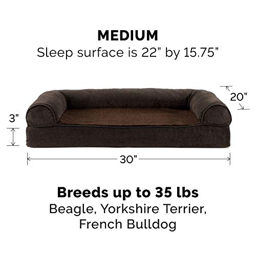 Furhaven-Pet-Dog-Bed-Orthopedic-Faux-Fleece-and-Chenille-Soft-Woven-Traditional-Sofa-Style-Living-Room-Couch-Pet-Bed-with-Removable-Cover-for-Dogs-and-Cats-Coffee-Medium