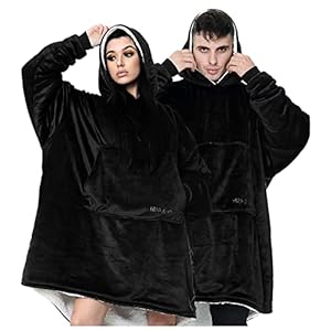 GC GAVENO CAVAILIA Oversized Blanket Hoodie Women Men Fit All, Plush Hooded Wearable Blanket Throw, Fluffy Comfortable…