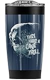 The Lord of the Rings Cave Troll Stainless Steel Tumbler 20 oz Coffee Travel Mug/Cup, Vacuum Insulated & Double Wall with Leakproof Sliding Lid | Great for Hot Drinks and Cold Beverages