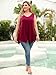 LARACE Plus Size Tank Tops for Women V Neck T Shirts Summer Sleeveless Tunic Tops Loose Fit Flowy Blouse(1X,Wine Red)