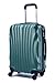 R.Leone Ryanair 55x40x20 cm Valigia Trolley Bagaglio a mano 4 Ruote rimovibile Ultraleggero in ABS Autonomo 20373N (Verde Scuro, Valigia 55X40X20cm)