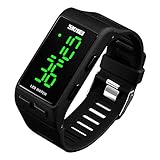 Lieferumfang: 1 x Silikon-Armbanduhr, 1 x Bedienungsanleitung (evtl. nicht in deutscher Sprache).