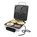 Produktbild QHAI Elektrische Waffeleisen, Dorayaki Kuchen, Frühstück, Backautomaten Eiomelett Cooker Grill Pan Sandwich Toaster Hamburger Ofen