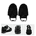 BRIGHTFUFU 1Pair Bowling Shoe Covers with Elastic Band Bowling Slider Protector for Indoor Use Non Slip Washable Compact Design Durable Bowling Sports Supplies
