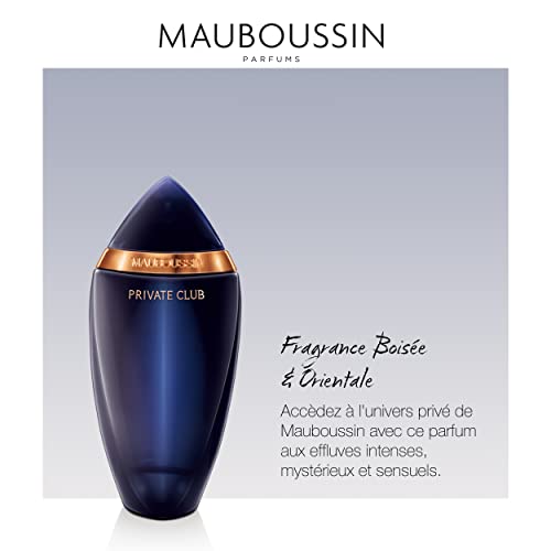 Mauboussin - Private Club 100Ml (3.3 Fl Oz) - Eau De Parfum For Men - Woody & Oriental Scents #TOP3