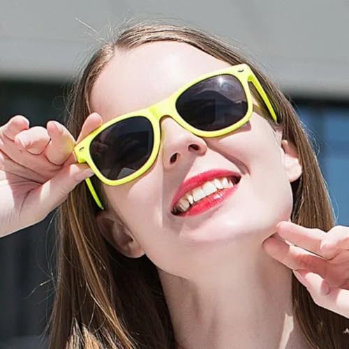 Stunning UV400 Yellow Sunglasses (1 Pc.) Unisex Design & Lightweight Frame - Perfect for Outdoor Adventures, Sporting Events & Everyday Fashion2