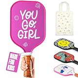 Sportbit Kids Pickleball Paddles Set of 1 or 2 - Child Size Pickleball Paddle for Kids Small and Lightweight - Carbon Fiber Youth Pickleball Paddle Set with Bag for Children Under 12