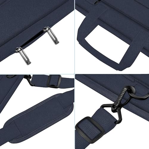 Image of Universal Laptop Shoulder Bag 13-17.3 Inch Shockproof Computer Bag with Multi-Pockets & Adjustable Strap