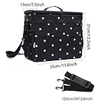 Orzbow XL Buggy Organizer Taschen,22 L Großer Kinderwagen Windel Organizer mit Getränkehaltern und Schulterriemen verwendet als Mom Handtasche & Schultertaschen & Backbag (Schwarzer Stern)