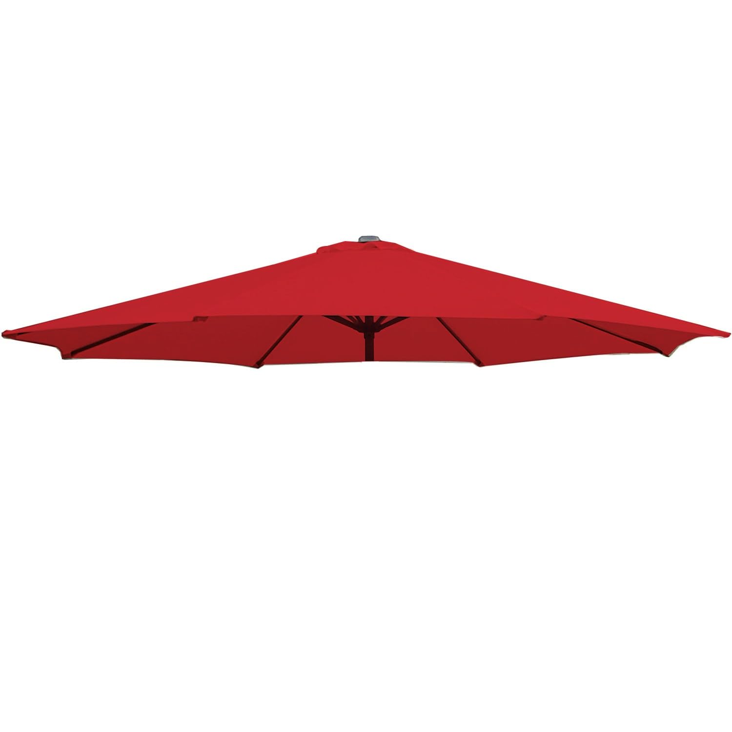NEZIH 6/8 Arms Replacement Fabric Garden Parasol Canopy Cover 2/2.7/3M,Parasol Fabric Cloth,Waterproof/Red/2M-(6 Ribs) — image 1