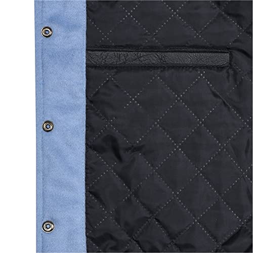 Image of Varsity Jacket Baseball Letterman Jacket- Wool and Leather Premium Quality Unisex Basketball Jacket
