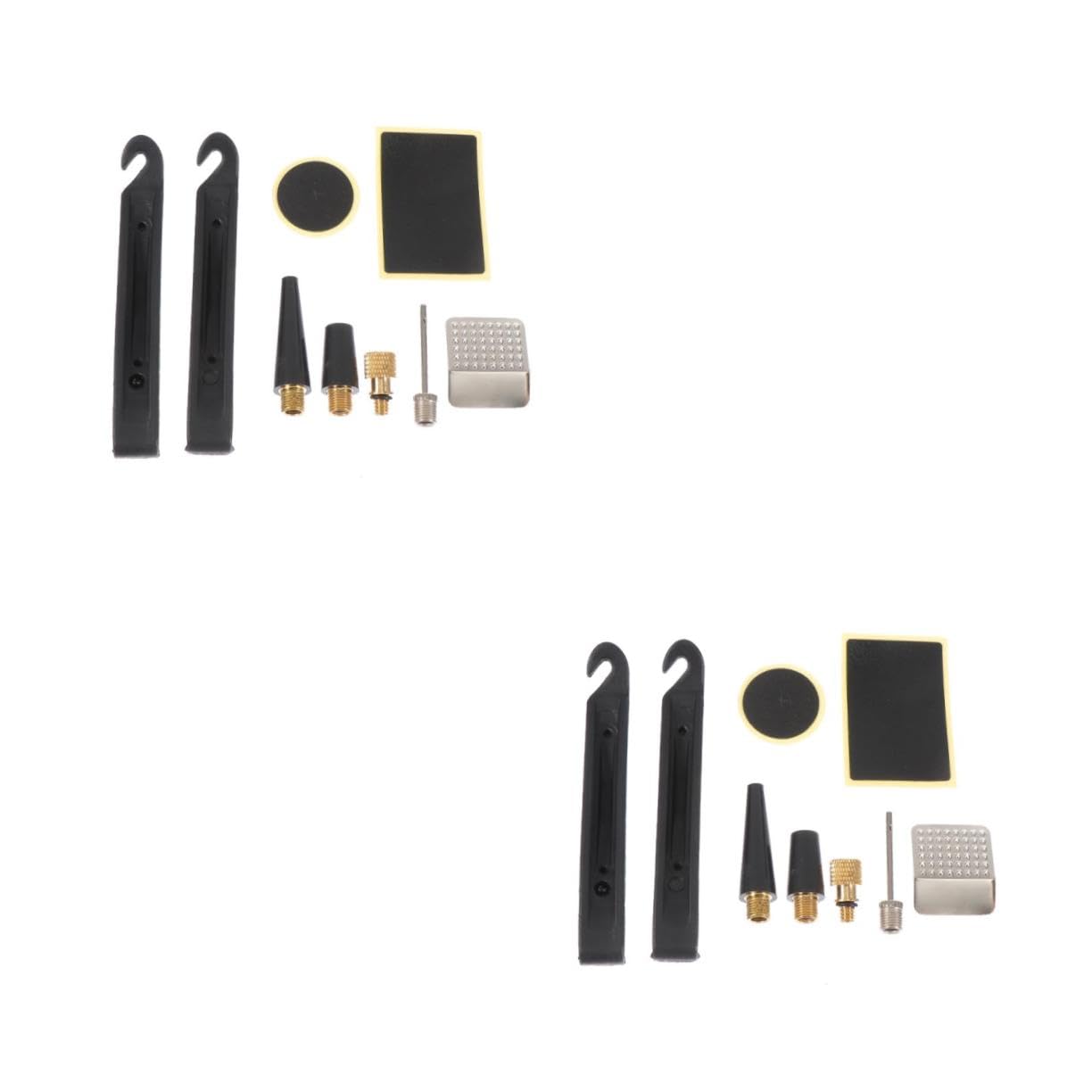 POPETPOP 2 Sets Tire Maintenance Tools Assorted Bike Tire Accessories Lightweight Compact for Bike Riding