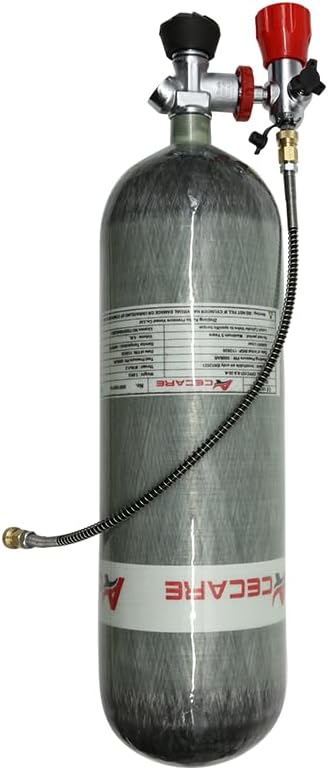 Acecare 6.8L/416Cu in CE Approved 300bar Carbon Fiber Charging System Cylinder for PCP Paintball Air Rifle