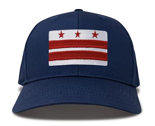 Image of International Tie City Hat for Men and Women, Adjustable Snapback Trucker Baseball Cap with Embroidered Patch