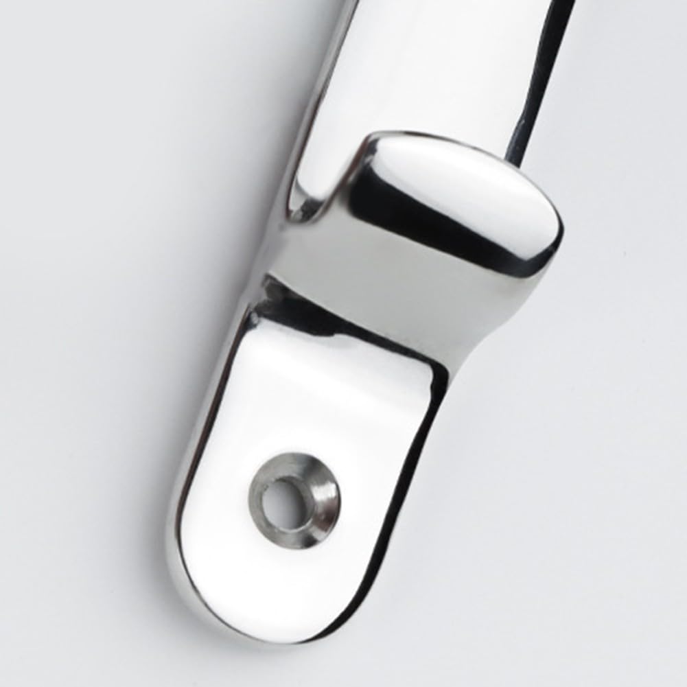 FUBESK 316 Acciaio Inox Barca Corda Guida Linea Tacchetto Dritto Passacavo Bow Chock Yacht Deck Cavo di Fissaggio Argento 10,2 cm