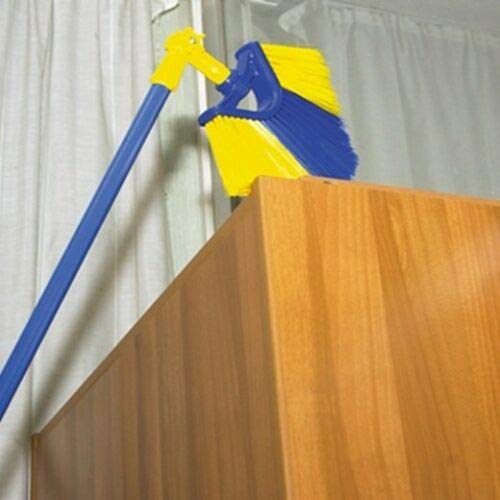 Scopa Per Ragnatele Con Manico Estensibile Fino A 390 Cm - GEVENIT - Foto 3