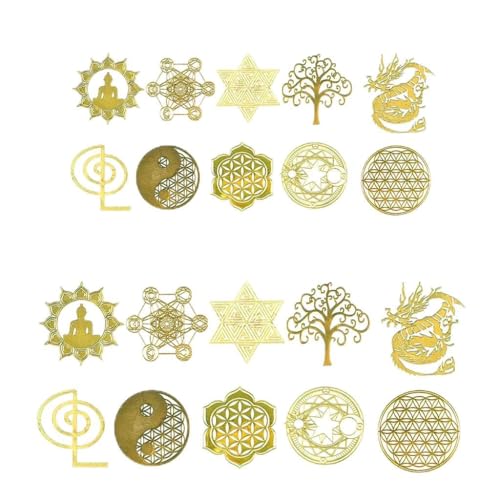 Pyramid Epoxy Resin Crafts Orgonite Stickers Effect Simulation Copper Orgonite