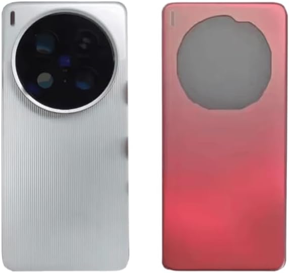 YOOOKOOO Compatible Rear Back Cover for vivo X200 Ultra – Battery Door Housing Replacement Part (Silver No Lens)