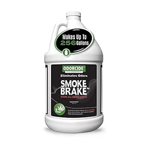 Odorcide Smoke Brake Odor Eliminator Concentrate – Smoke Odor Eliminator for Home & Smoke Odor Eliminator for Car – Smoke Smell Eliminator w/Non-Enzymatic Formula (1 Gallon)