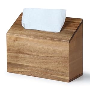YANGQIHOME Acacia Hand Towel Box Co...