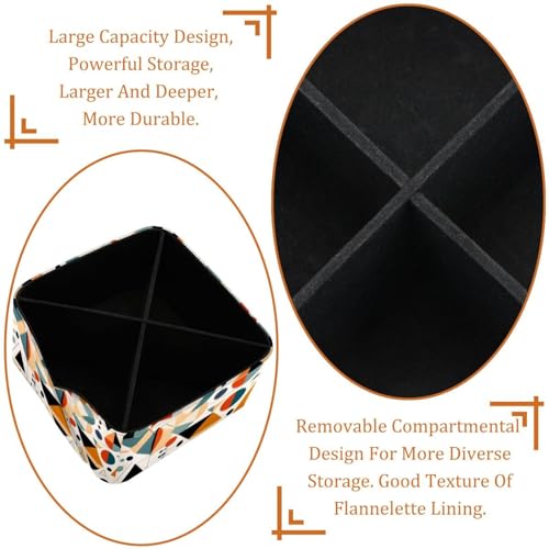 Porte-stylos rectangulaire géométrique pour bureau