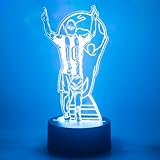 EXIGENT 3D LEDライト アルゼンチン サッカーランプ アクリル イリュージョン 夜 点滅 クール (SoccerLamp_WC)