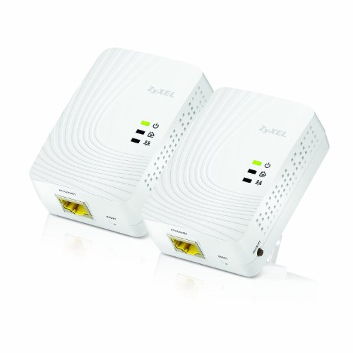 Zyxel 600 Mbps Mini Powerline AV2 Kit PLA5205KIT