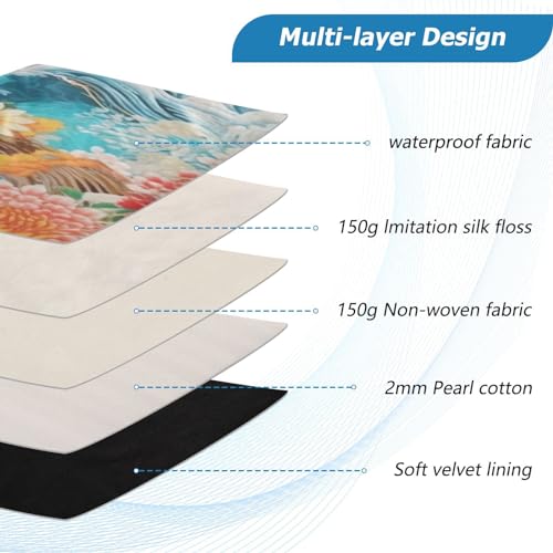 Funda geométrica étnica para laptop 13-14 pulg. impermeable miniatura 4