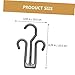 PRETYZOOM 12pcs Black Plastic Shoes Drying Hooks Multi Functional Double Hook Design Shoe Hangers for Household Use Quick Drainage and Stable Holder Rack for All