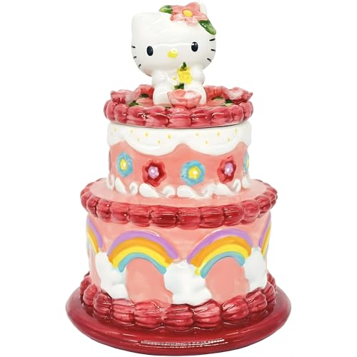 Blue Sky Clayworks Hello Kitty Cake Cookie Jar