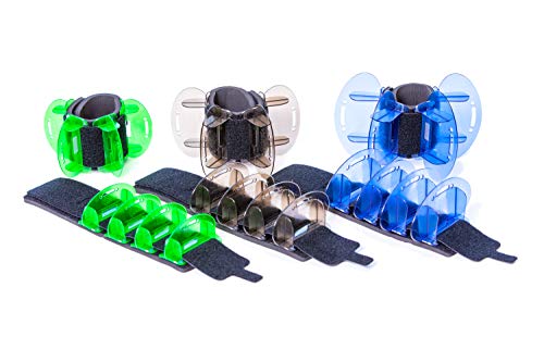 Image of Total Body Pool Weights for Water Exercise Bundle, Polycarbonate Upper Body Bells & Padded Lower Body Fins, Aqua Therapy, Pool Exercise, Water Aerobics, Color Indicate Resistance Level