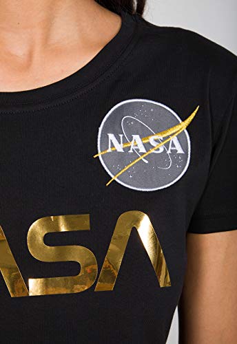 Preisvergleich Produktbild Alpha Industries NASA PM Damen T-Shirt Schwarz S