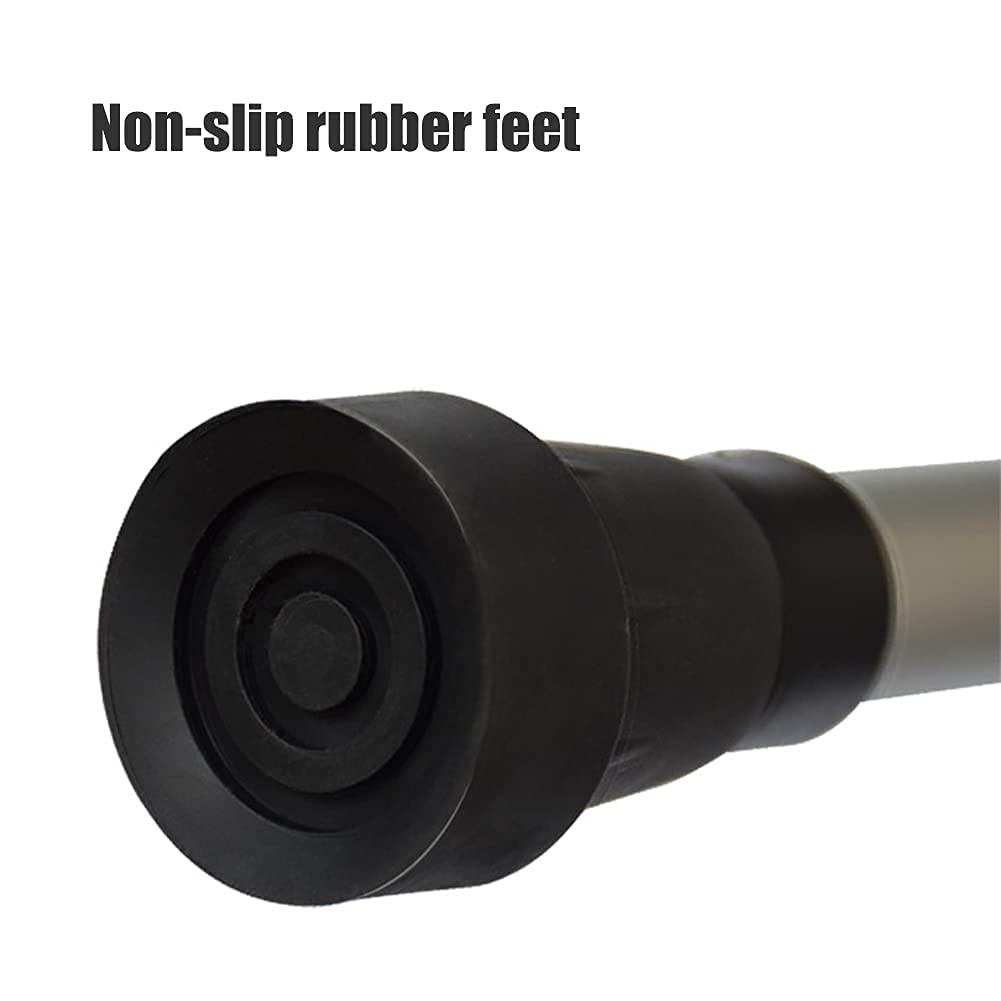 Muletas de antebrazo, ayudas para Caminar ergonómicas, Ajustables y Ligeras, de Color Negro, para Adultos y niños con Alturas de 140 a 180 cm, soportan hasta 330 Libras
