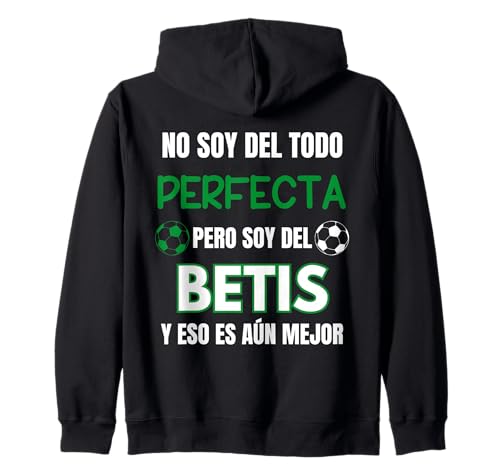 Betis Regalo Aficionada Deporte Fútbol Sudadera con Capucha