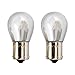 Produktbild Ballylelly 2 Stück Chrom Silber Gelb Bernstein hinten Glühlampen 581 1156 PY21W Blinker Heckbremsleuchte 12V Standlichtbirnen