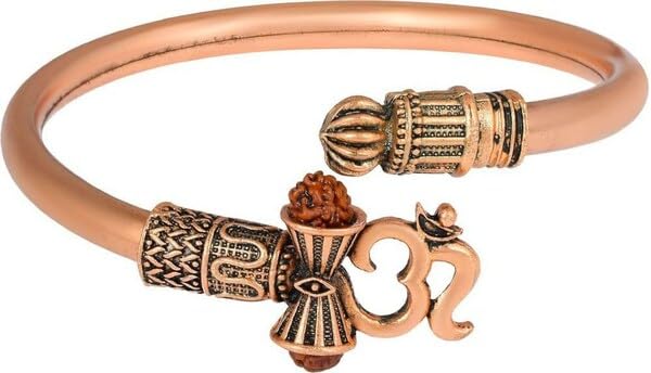 Nyavmi Traditional Om Shiv Damroo Kada For Men-Women & Gifting Accessory (B0D5BGT2WK) Amazon Price History, Amazon Price Tracker