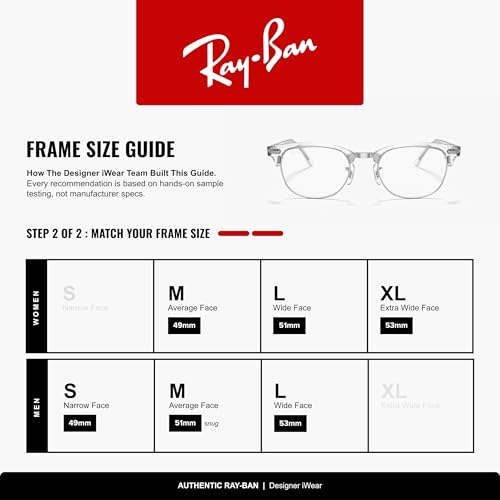 Image of Ray-Ban RX5154 Clubmaster Square Eyeglasses for Men for Women