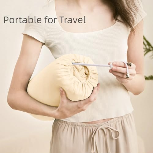 Cooling Blankets for Hot Sleepers - Summer Blanket Thin Lightweight Breathable Soft Double Side with Bag for Travel, Cooling Comforter for Couch Sofa, Keep Cool for Night Sweats (Beige 50x60