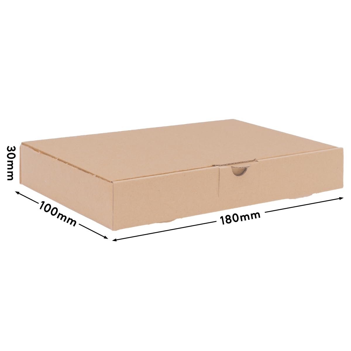 verpacking 200 cartons extra-plats 180 x 100 x 30 mm brun MB-0 [taille et couleur au choix] boîtes d'expédition boîte pliante carton pliant Lettre Max envoi postal conforme DHL simple cannelure