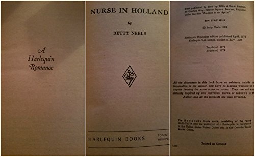 Nurse in Holland (Amazon in an Apron) (Harlequi... 037301385X Book Cover