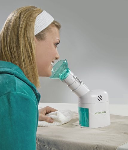Veridian Healthcare Steam Inhaler Respiratory Vapor Therapy, Green, 1 Count (Pack Of 1) #TOP6